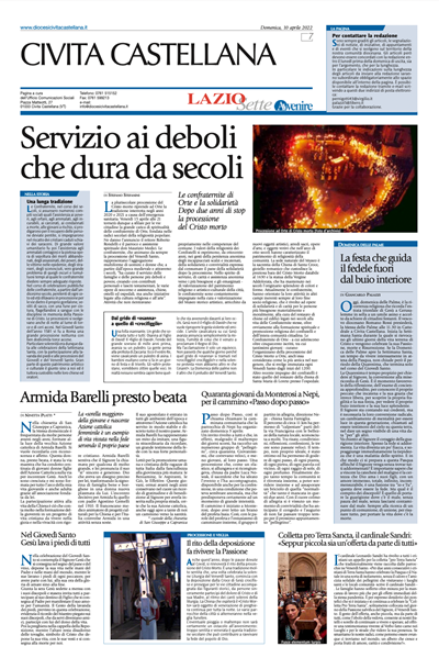 Avvenire - pagina diocesana del 10/04/2022